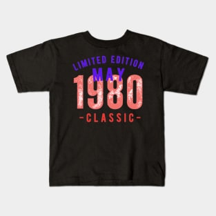 MAY 1980 LIMITED EDITION Kids T-Shirt